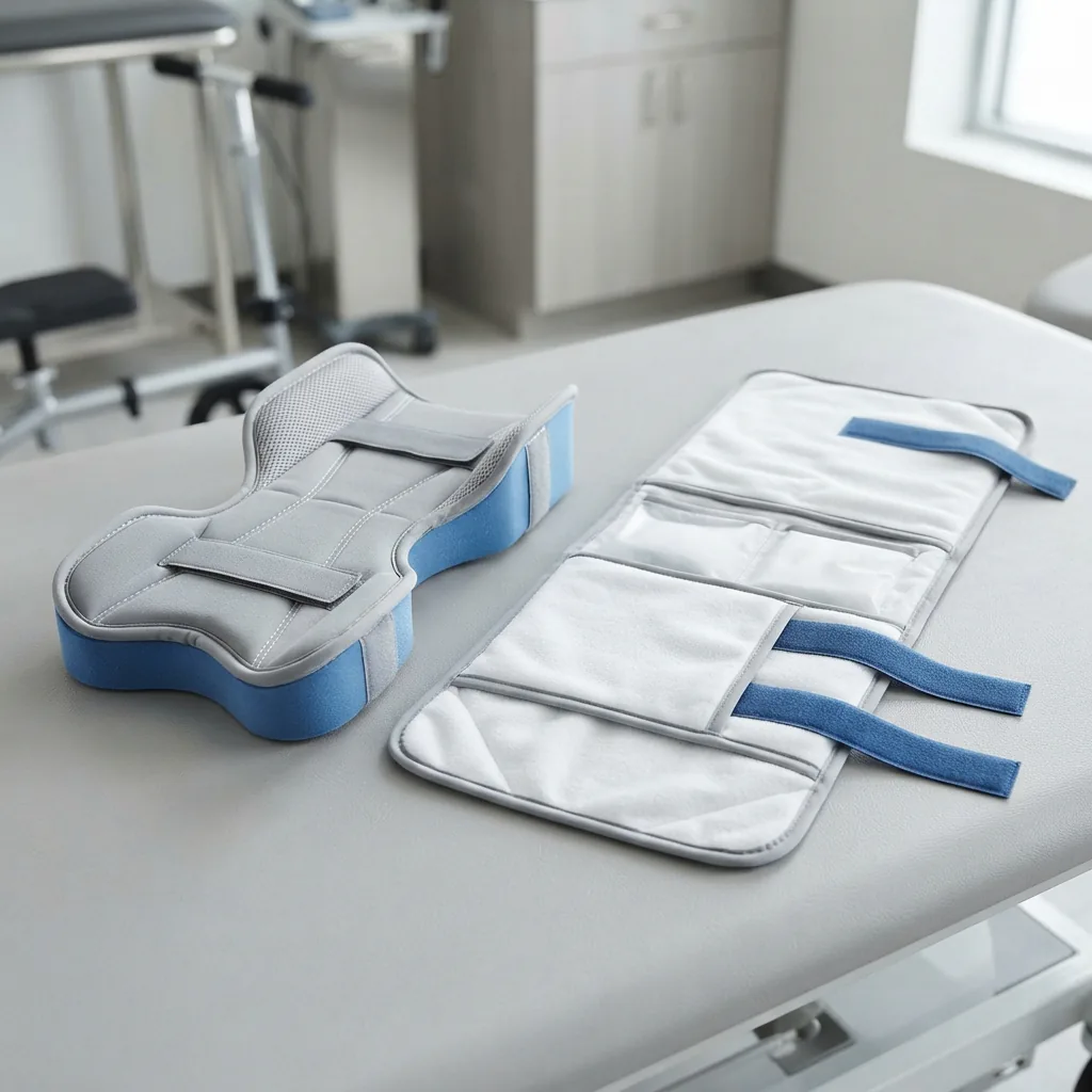 Specialized replacement liners for Aircast knee walkers and cold therapy wraps.