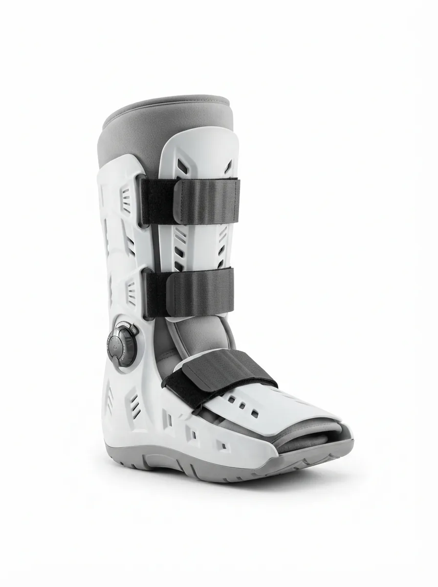 The Aircast AirSelect Standard Walker Boot displayed prominently against a clean background.